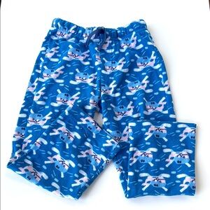 🐳🏒 Vineyard Vines Pajama Bottoms fleece hockey whales 6/7